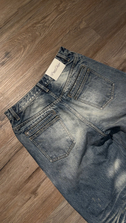 BAGGY DISTRESSED RAW SELVEDGE